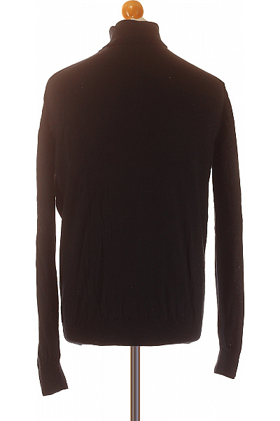 Pánský Rolák Vlněný Černý | MAX TONSO CASHMERE | obrázek 3