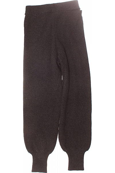 Dámské Teplé Kalhoty Vlněné Šedé Vel. S | MADE IN ITALY | obrázek 2