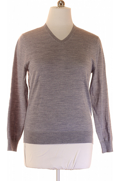 Pánský Pulovr Meriný Šedý Vel. L