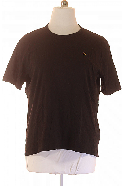 NOWADAYS Jednoduché Pánské Tričko Černé Vel. XXL | NOWADAYS | obrázek 2