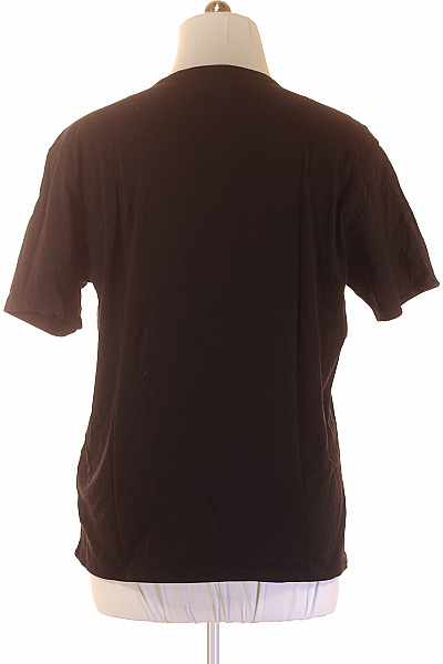 NOWADAYS Jednoduché Pánské Tričko Černé Vel. XXL | NOWADAYS | obrázek 3