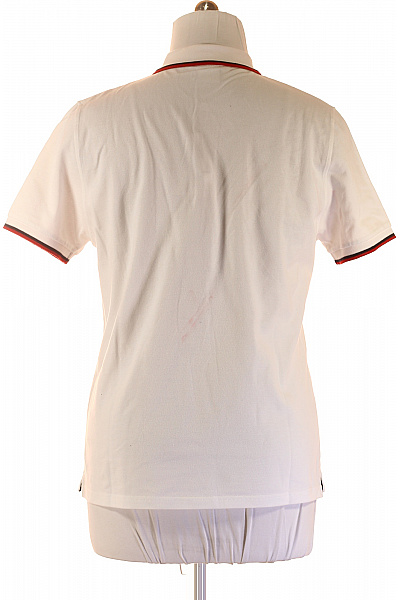 Pyrenex Pánské Tričko s Límečkem Bílé Second hand Vel. L | Pyrenex | obrázek 2