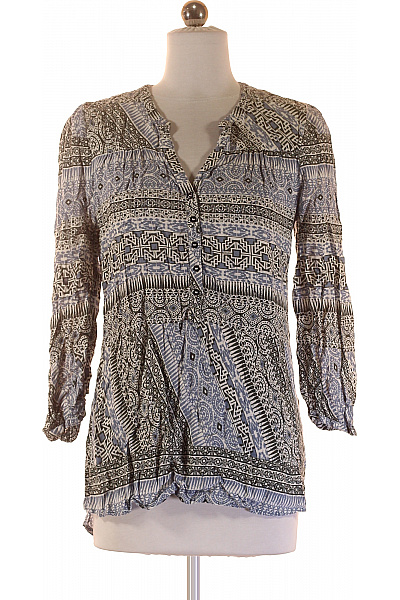 Dámské Tričko S Potiskem Modré SAINT TROPEZ Vel. XS