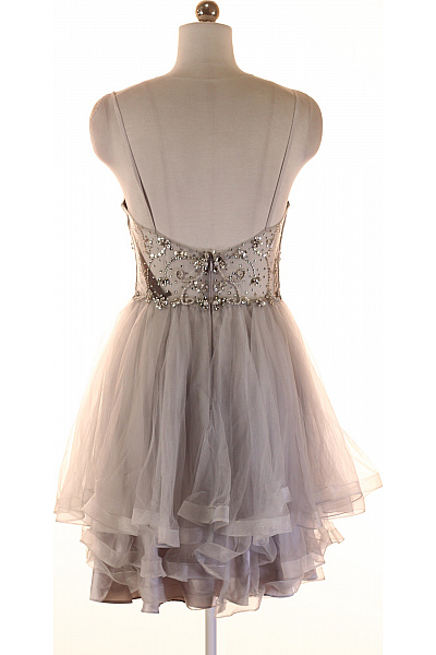 Společenské  Šaty Šedé Laona Vel. 36 | Laona | obrázek 3