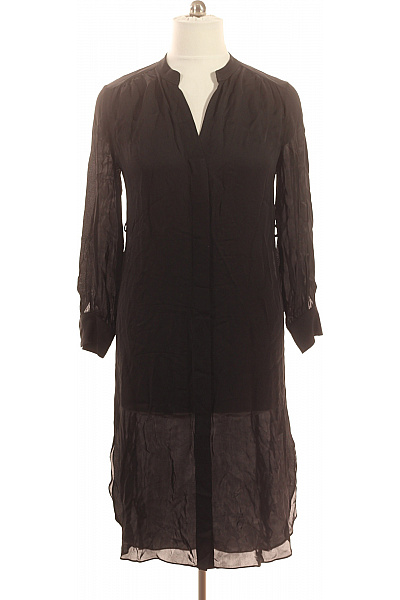 Hugo Boss dámské šaty košilové černé s dlouhým rukávem Vel. 38 | Hugo Boss | obrázek 2