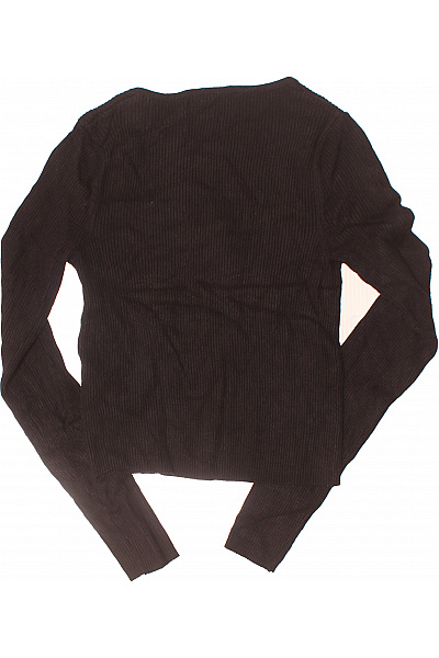 sinsay Dámský žebrovaný crop top s dlouhým rukávem a hranatým výstřihem Vel. M | sinsay | obrázek 3