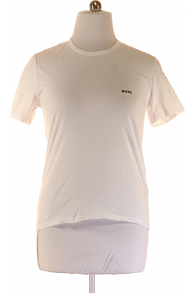 Hugo Boss Pánské Tričko Bílé Second hand Vel. L | Hugo Boss | obrázek 2