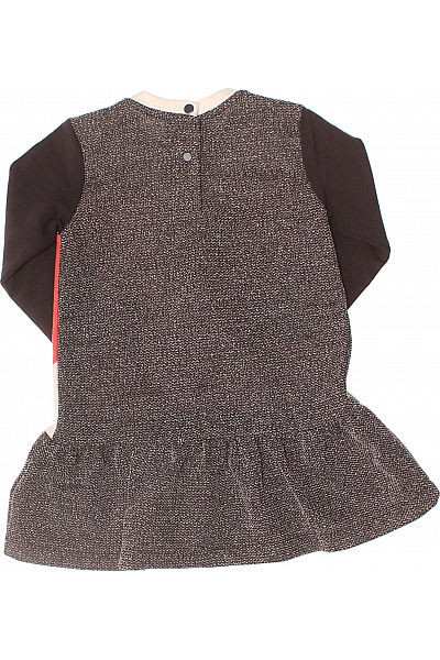 Dětské Šaty DlouhýRukáv Srdce Červené Černobílé Srdcový Potisk Polyesterové Velikost 86 | Unimoda | obrázek 2