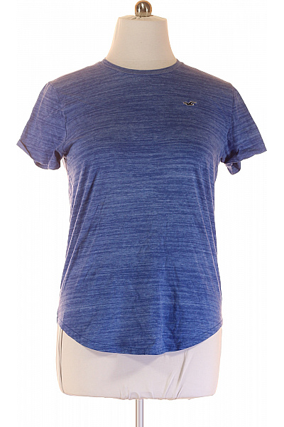 Hollister Pánské Tričko Modré Second hand | Hollister | obrázek 2