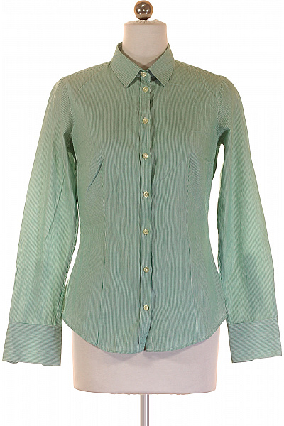 Vzorovaná Dámská Košile Zelená Vel. XS | Unimoda | obrázek 2