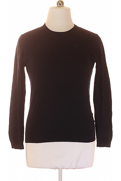 Pánský Svetr Vlněný Černý Karl Lagerfeld Vel. M