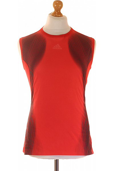 Sportovní Pánské Tričko Červené ADIDAS | ADIDAS | obrázek 2