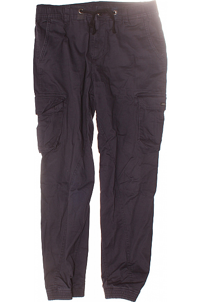 URBAN CLASSICS Pánské Kalhoty Kapsáče Modré Vel. 32