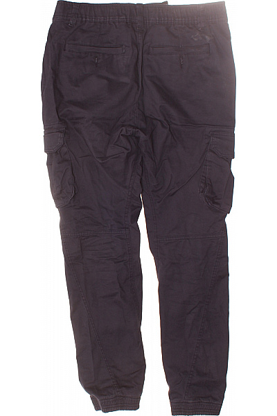 URBAN CLASSICS Pánské Kalhoty Kapsáče Modré Vel. 32