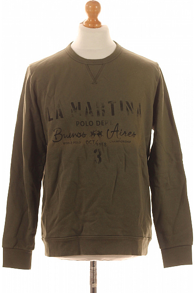 La Martina Pánská Mikina Zelená Vel. M