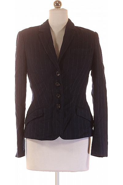 Teplé Dámské Sako Modré Next Second hand Vel. 36 | Next | obrázek 2