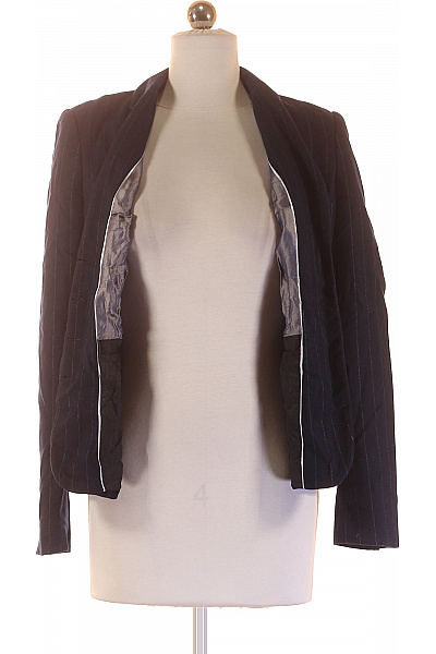 Teplé Dámské Sako Modré Next Second hand Vel. 36 | Next | obrázek 4