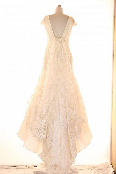 Svatební šaty  Šaty Bílé Second hand Vel. 46 | MADE IN ITALY | obrázek 2