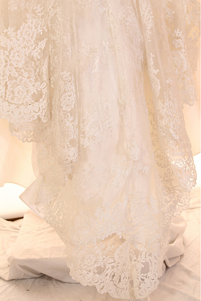 Svatební šaty  Šaty Bílé Second hand Vel. 46 | MADE IN ITALY | obrázek 4