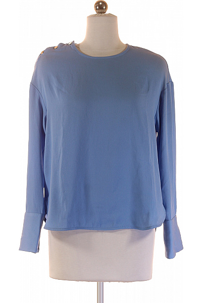 MANGO  Halenka Jednobarevná Modrá Vel. XS | MANGO | obrázek 2