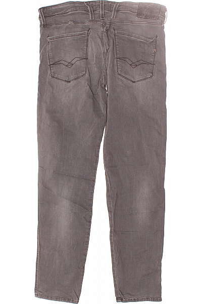 Pánské Džíny Šedé REPLAY Second hand Vel. 32/33