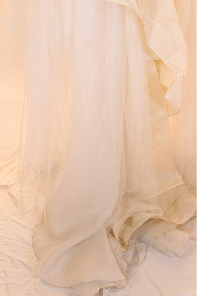 Svatební šaty  Šaty Hedvábné Bílé Vel. 42 | MADE IN ITALY | obrázek 4