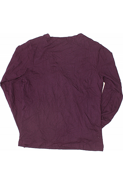 X-Mail Dámské fialové tričko zavinovací s dlouhým rukávem a květinovou výšivkou Vel. M | X-Mail | obrázek 3