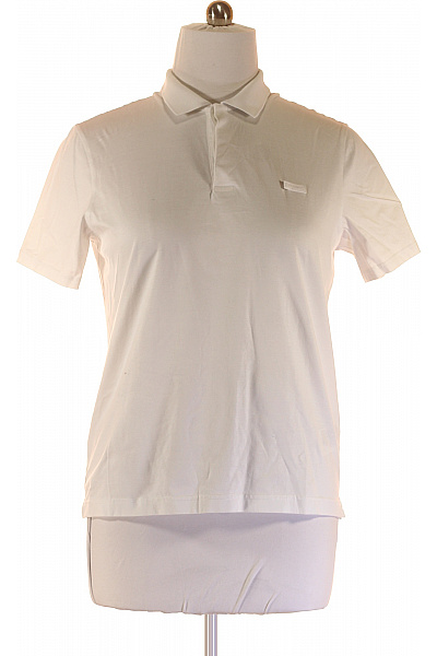 Calvin Klein Pánské Tričko s Límečkem Bílé Vel. L | Calvin Klein | obrázek 2