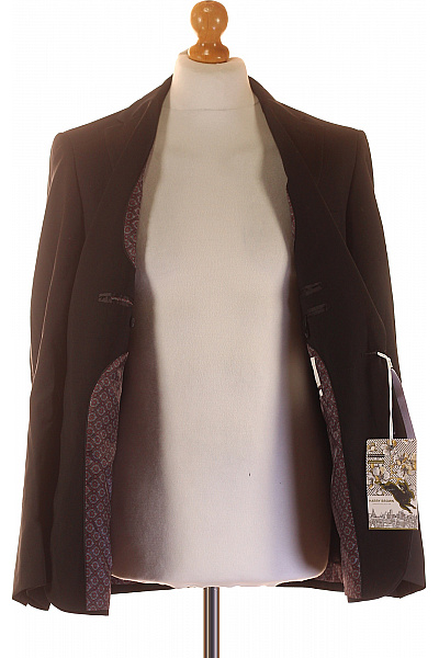 HARRY BROWN Společenské Pánské Sako Černé Vel. 40 | HARRY BROWN | obrázek 3