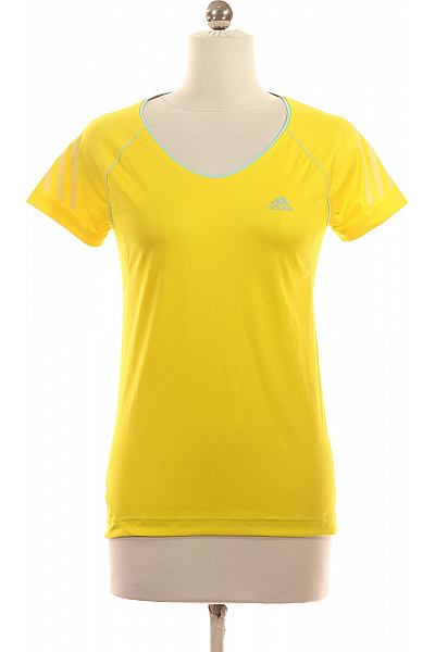 Sportovní Dámské Tričko Žluté ADIDAS | ADIDAS | obrázek 2