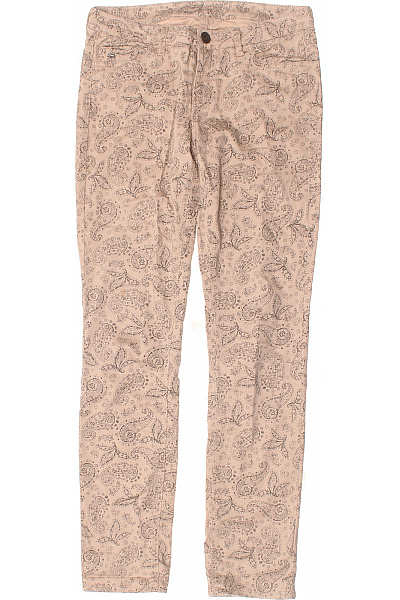 Dámské Kalhoty Rovné Béžové Second hand | Unimoda | obrázek 2