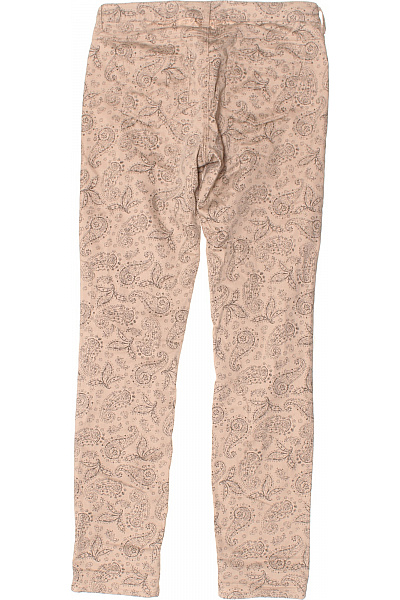 Dámské Kalhoty Rovné Béžové Second hand | Unimoda | obrázek 3