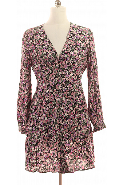 Reserved Košilové  Šaty Barevné Vel. 38