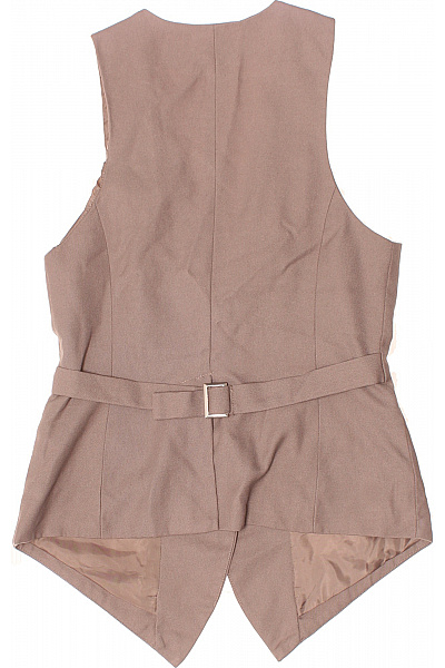Kratká Dámská Vesta Béžová Vel. 36 | Unimoda | obrázek 3