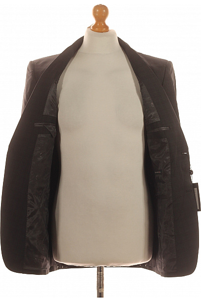 John Varvatos Pánské Sako Vlněné Černé Vel. 38 | John Varvatos | obrázek 4