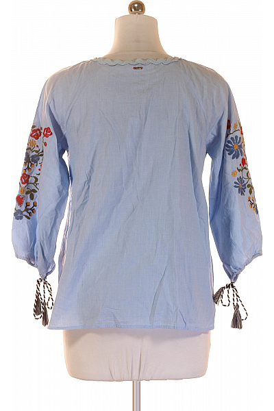 Vzorovaná  Halenka Modrá TOM TAILOR Second hand Vel. M | TOM TAILOR | obrázek 3