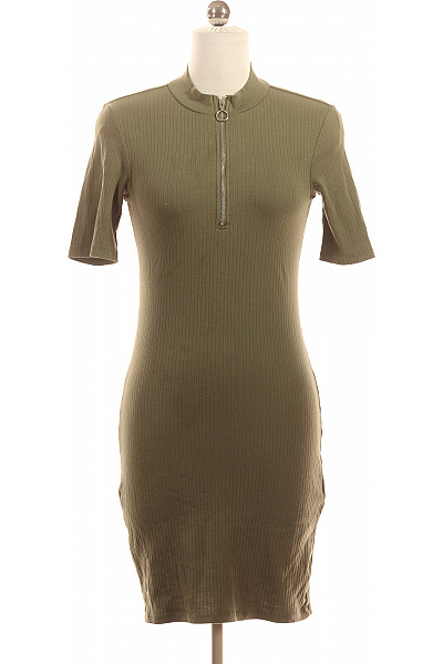 Sinsay Tričkové  Šaty Khaki Vel. S | sinsay | obrázek 2