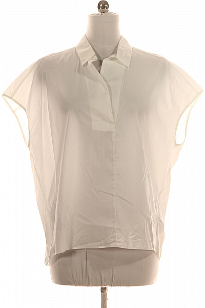 Halenka Bez Rukávů Jednobarevná Bavlněná Bílá Woolrich | Woolrich | obrázek 2