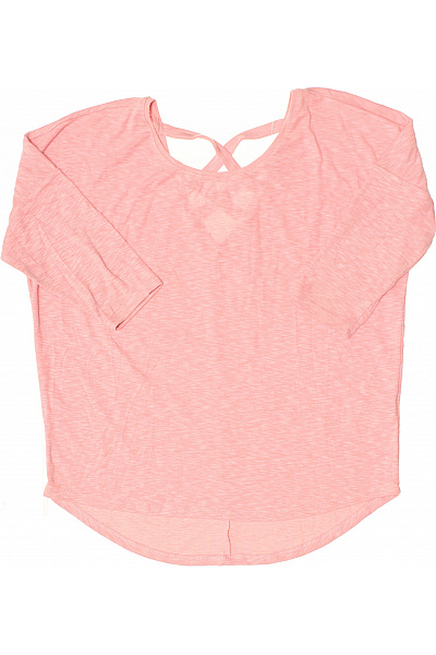 reserved Dámská růžová pletená halenka s 3/4 rukávem a odhalenými zády Vel. M | reserved | obrázek 2