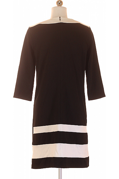 Pouzdrové šaty  Šaty Černobílé Second hand Vel. 36 | Montego | obrázek 3