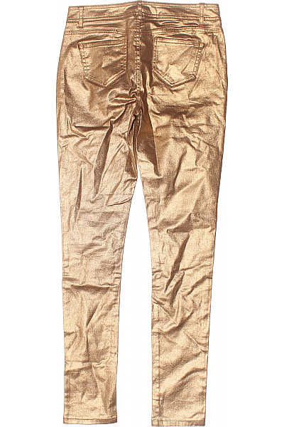 DENIM CO. Dámské Kalhoty Zlaté Second hand Vel. 38 | DENIM CO. | obrázek 3