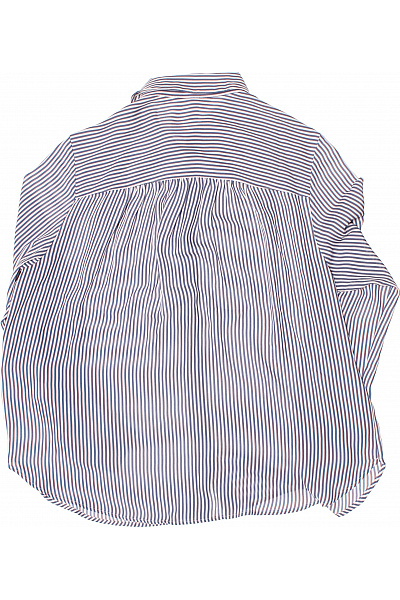 HM  Dámská pruhovaná košile s dlouhým rukávem modrá bílá Vel. m | HM  | obrázek 3