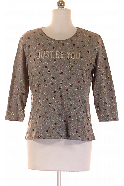 Dámské Tričko s Potiskem Šedé Vel. S | colours of the world | obrázek 2