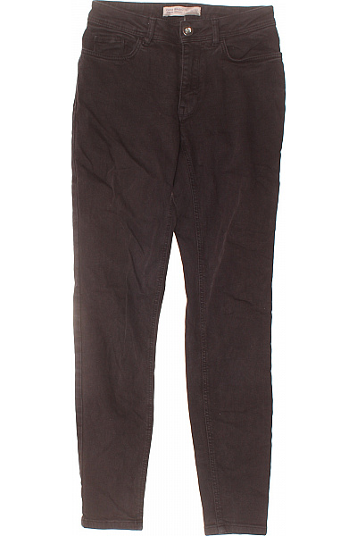 Dámské Džíny Černé ZARA Second Hand Vel. 34