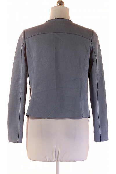 Orsay Dámské modré sako krátké elegantní bez límce ležérní do pasu Velikost 38 | Orsay | obrázek 2