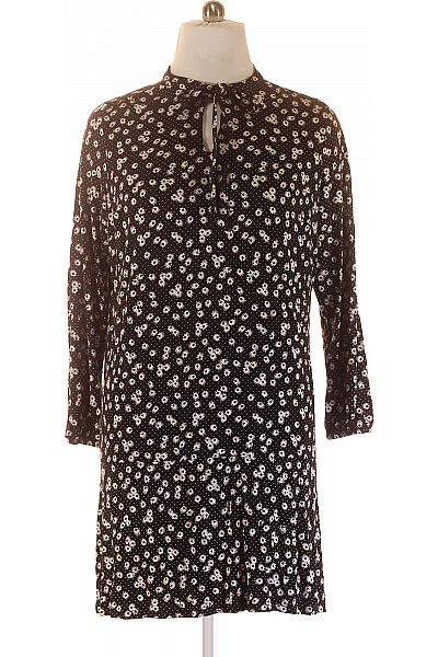  Šaty s Květinovým Potiskem Černobílé Tchibo Vel. 48/50 | Tchibo | obrázek 2