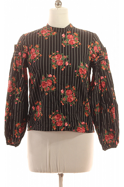 Vzorovaná  Halenka Černá Vel. 38 | HM  | obrázek 2