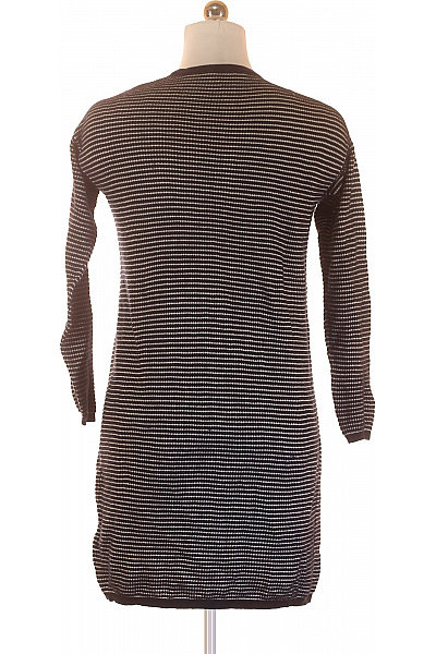 Esmara Dámský dlouhý kardigan černobílý pruhovaný pletený bez zapínání Vel. M | Esmara | obrázek 3