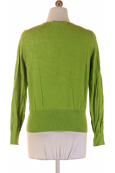 Marks & Spencer Dámský zelený propínací pletený kardigan žebrovaný jarní Vel. UK 16 | Marks & Spencer | obrázek 3