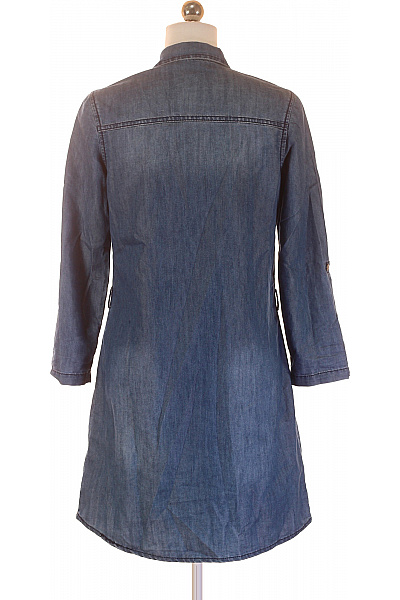 Šaty Modré Second hand Vel. 36 | Unimoda | obrázek 3